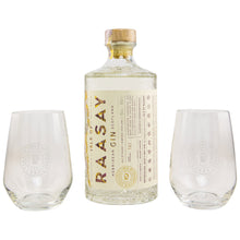 Lade das Bild in den Galerie-Viewer, Isle of Raasay Hebridean Gin 46%vol. 0,7l mit 2 Gläsern