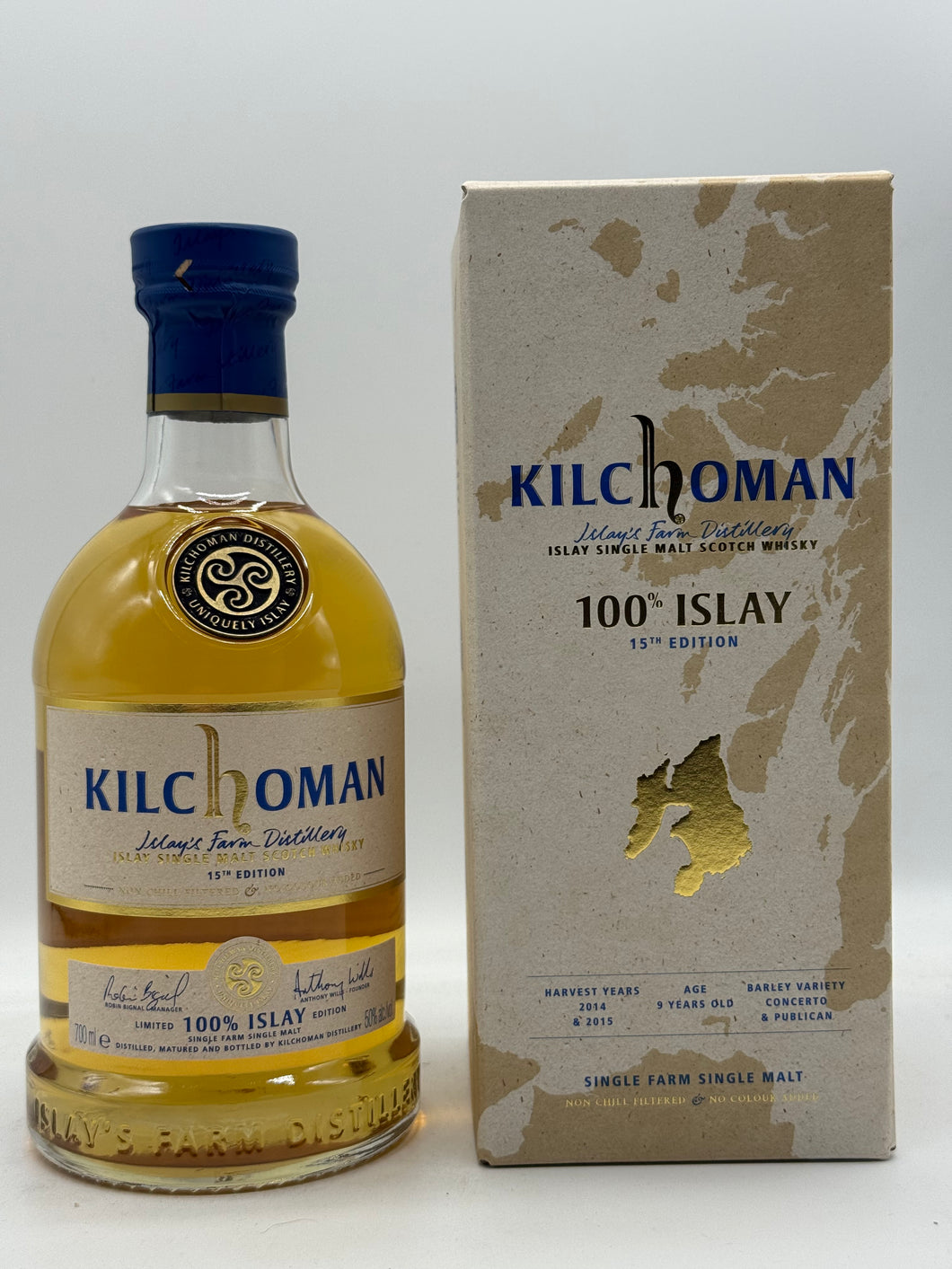 Kilchoman 100% Islay 15. Edition 2025 Single Malt Scotch Whisky 50%vol. 0,7l