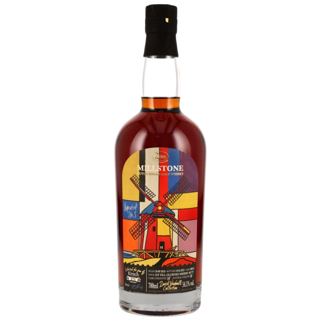 Millstone Oloroso Sherry 2018/2025 Dutch Windmills Collection No.3 Zuidam Distillers Dutch Single Malt Whisky 54,1%vol. 0,7l