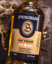 Lade das Bild in den Galerie-Viewer, Springbank 100 Proof 5 Jahre Campbeltown Single Malt Scotch Whisky 57,1% vol. 0,7l

