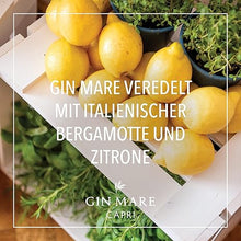 Lade das Bild in den Galerie-Viewer, Gin Mare Capri Mediterraner Premium Gin 42,7%vol. 0,7l
