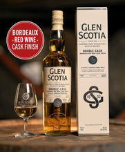 Lade das Bild in den Galerie-Viewer, Glen Scotia Double Cask Bordeaux Red Wine Cask Finish Campbeltown Single Malt Scotch Whisky 46%vol. 0,7l
