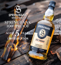 Lade das Bild in den Galerie-Viewer, Springbank 100 Proof 5 Jahre Campbeltown Single Malt Scotch Whisky 57,1% vol. 0,7l
