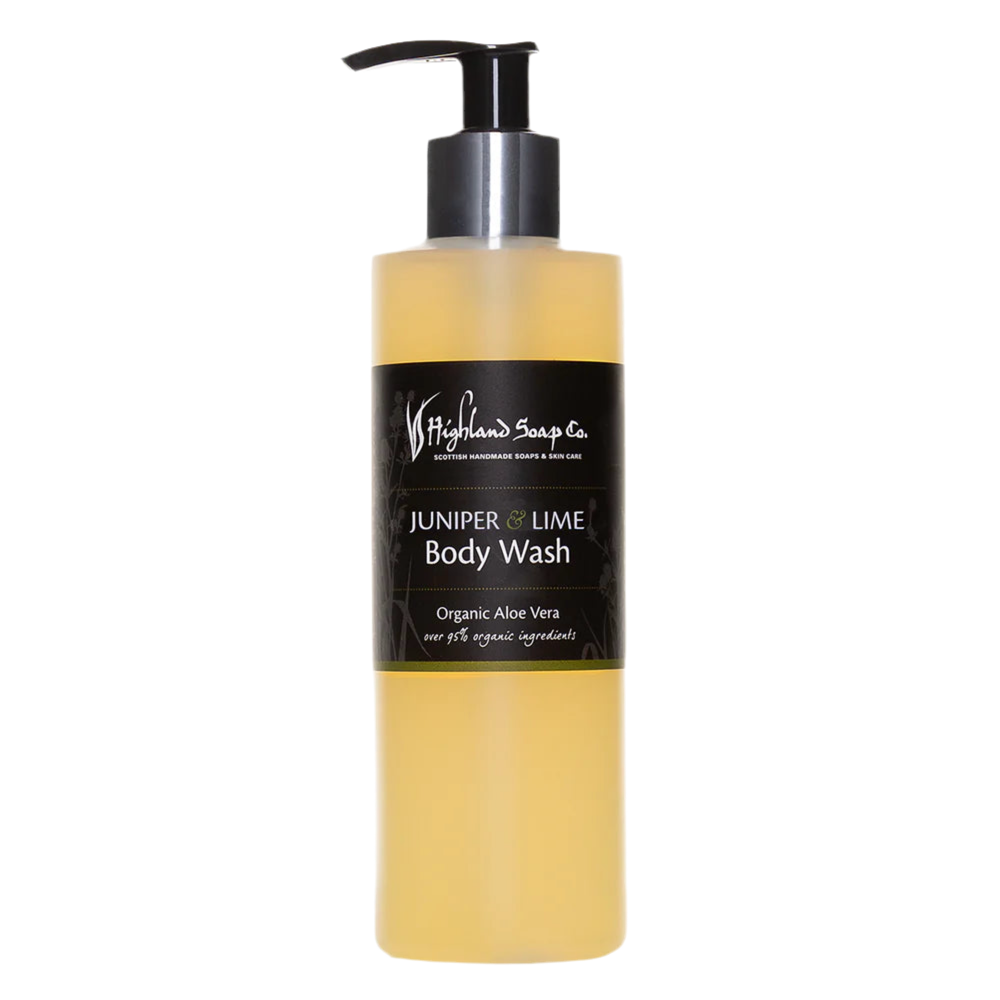 Highland Soap Company Scottish Handmade Soaps Juniper & Lime Body Wash 0,25l