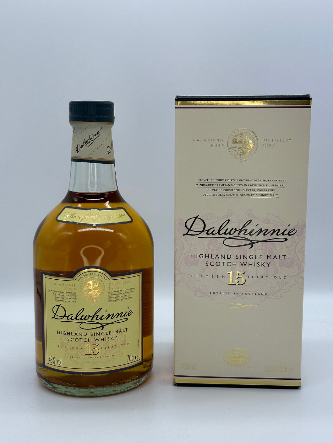 Dalwhinnie 15 Jahre Highland Single Malt Scotch Whisky 43%vol. 0,7l