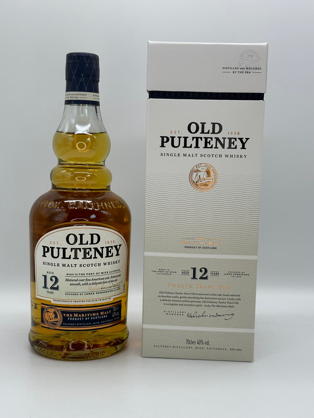 Old Pulteney 12 Jahre Single Malt Scotch Whisky 40%vol. 0,7l