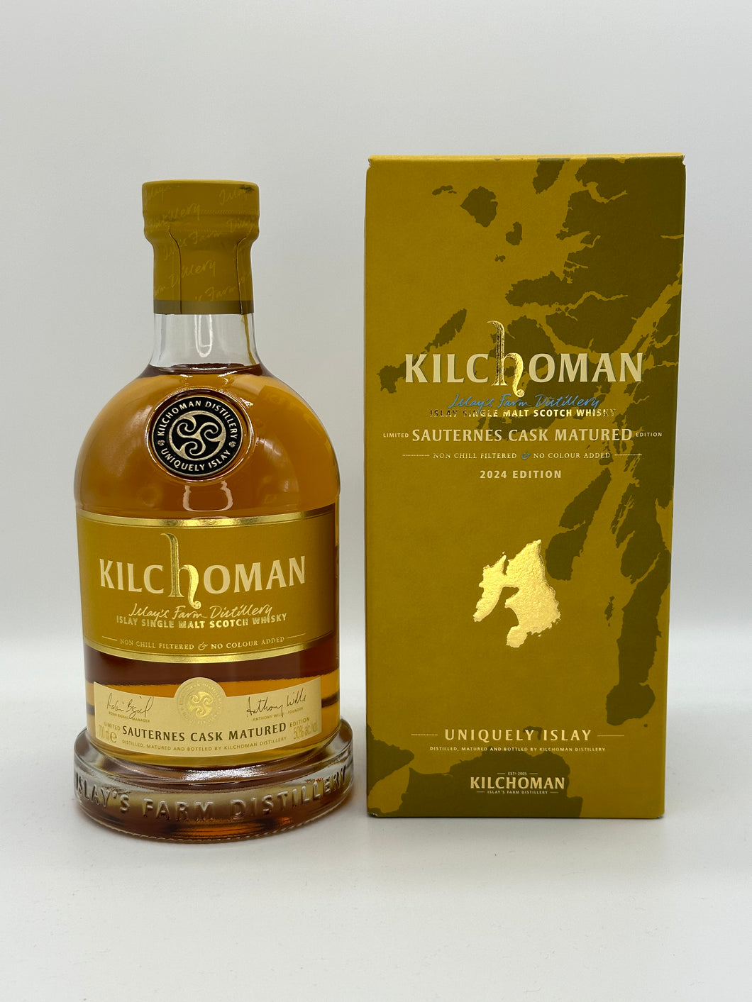 Kilchoman Sauternes Matured Cask Limited Edition 2024 Islay Single Malt Scotch Whisky 50%vol. 0,7l