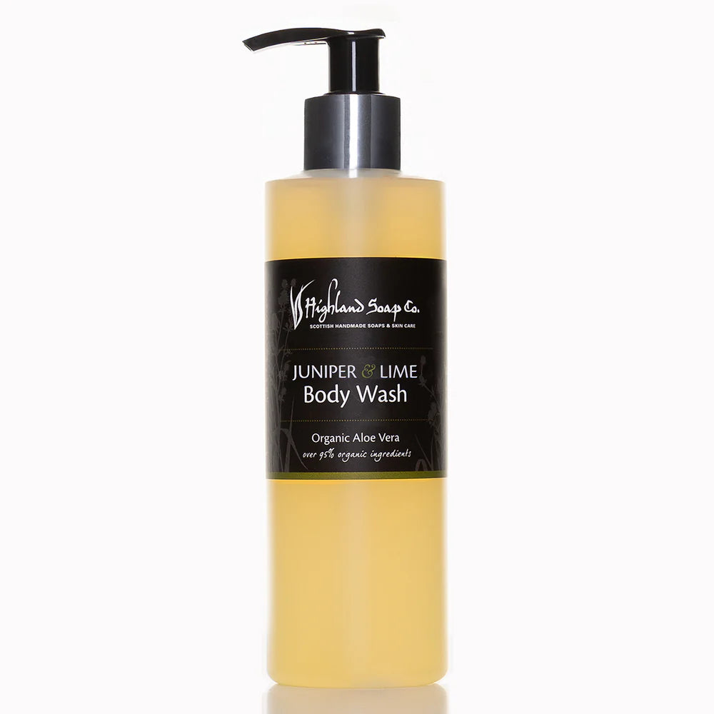 Highland Soap Company Scottish Handmade Soaps Juniper & Lime Body Wash 0,25l