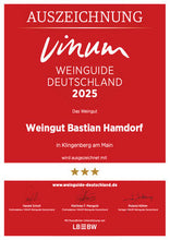 Lade das Bild in den Galerie-Viewer, Weingut Bastian Hamdorf Portugieser 2018 Fass 15 trockener Rotwein aus Klingenberg am Main deutscher Qualitätswein weich &amp; elegant 12%vol. 0,75l
