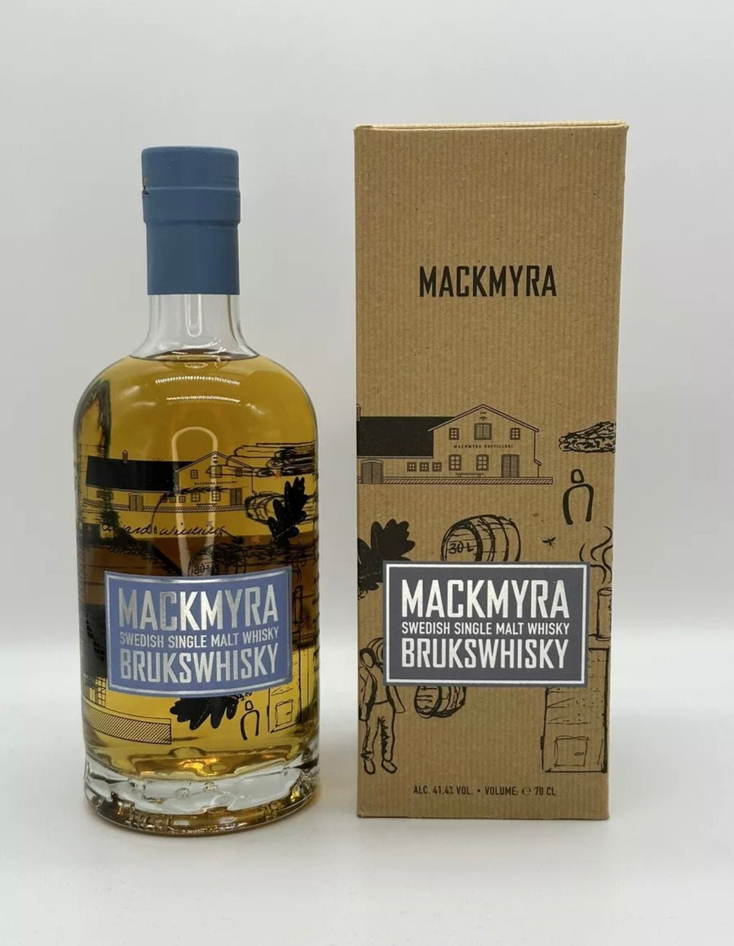 Mackmyra Brukswhisky Swedish Single Malt Whisky 41,4%vol. 0,7l - Auktionshaus Martin