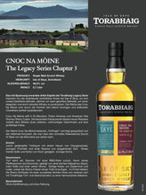 Lade das Bild in den Galerie-Viewer, Torabhaig Cnoc Na Moine The Legacy Series Chapter No. 3 Isle of Skye Single Malt Scotch Whisky 46,0% vol. 0,7l - Auktionshaus Martin
